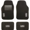 4 tapis de sol noirs