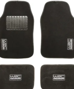4 tapis de sol noirs