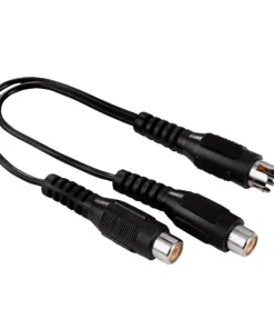 Adapteur cinch-plug 2 cinch socket