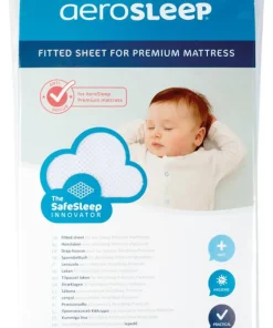 Aerosleep Drap Housse Premium 60x120cm blanc
