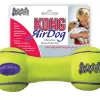 Air squeaker dumbell jaune S