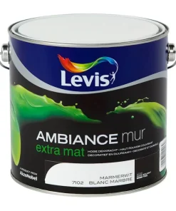 Ambiance mur extra mat blanc marbre 2,5 L