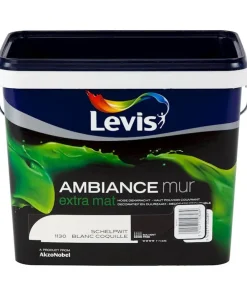 Ambiance mur mat blanc coquille 5 L