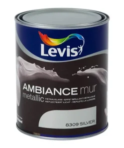 Ambiance mur metallic silver 1 L