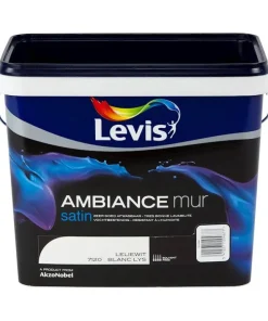 Ambiance mur satin blanc lys 5 L