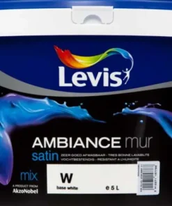 Ambiance mur satin mix 5 L blanc
