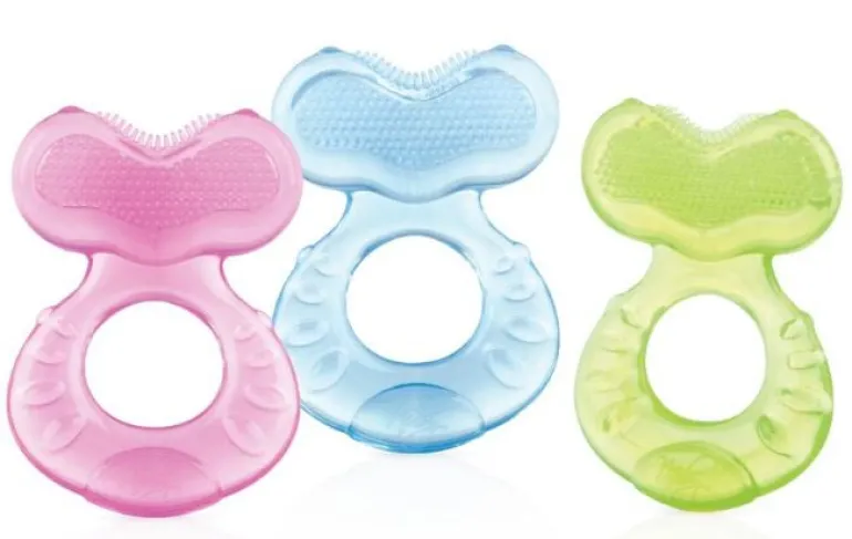 Anneau de dentition silicone en forme de poisson - 3m+
