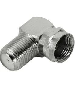 Antenne adapteur F-plug - F-socket 90 degrées