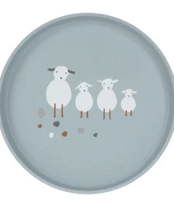 Assiette Enfant - Tiny Farmer Mouton Bleu