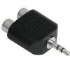 Audio adapteur 3,5 mm jack - 2 cinch stereo