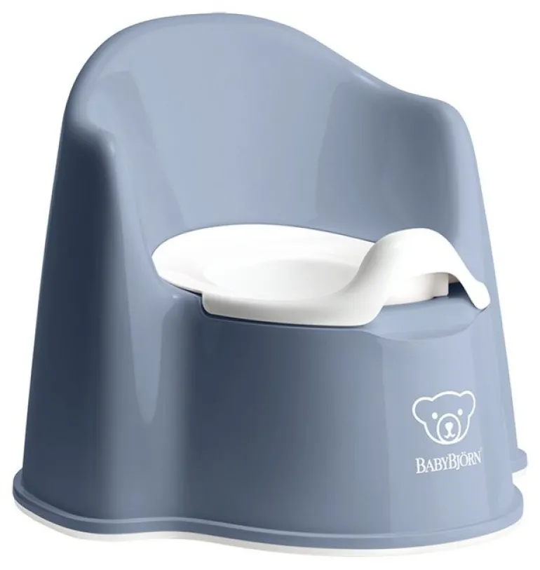 Babybjörn Pot fauteuil bleu profond/blanc