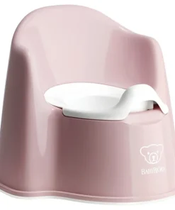 Babybjörn Pot fauteuil rose pastel/blanc