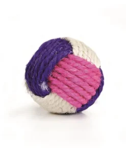 Balle sisal knitted catnip 7 cm