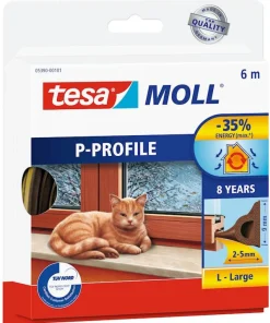Bande d'étanchéité 9 mm x 6 m brun