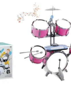 Batterie pour Enfants - Instrument pour Enfants - Rose