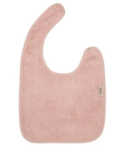 Bavoir grand avec Pressions 26x38 cm Misty Rose