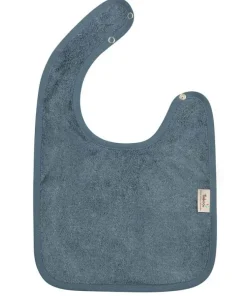 Bavoir grand avec Pressions 26x38 cm Marin