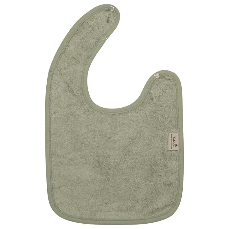 Bavoir grand avec Pressions 26x38 cm Whisper Green