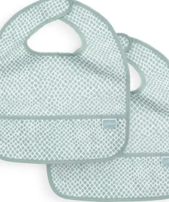 Bavoir imperméable Soft Green (2 pièces)