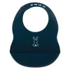 Bavoir Silicone Bleu Foncé