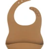 Bavoir Silicone Caramel