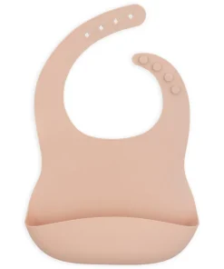 Bavoir Silicone Pale Pink