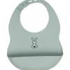 Bavoir silicone vert