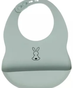 Bavoir silicone vert
