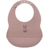 Bavoir Silicone Vieux Rose