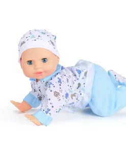 Bébé rampant avec sons