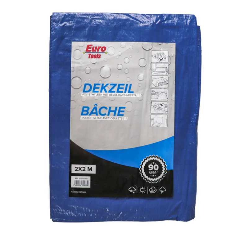 Bâche 2 x 2 m 90 g