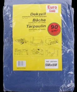 Bâche 5x8m 90g bleu