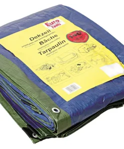 Bâche 2x3m 140g vert/bleu