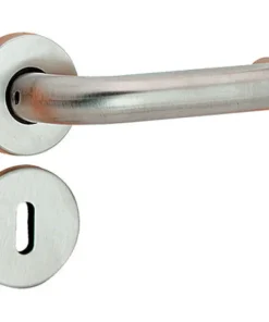 Bequille avec rosace en entree inox