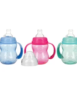 Biberon d'apprentissage en Tritan™- col large - 240ml - 6m+