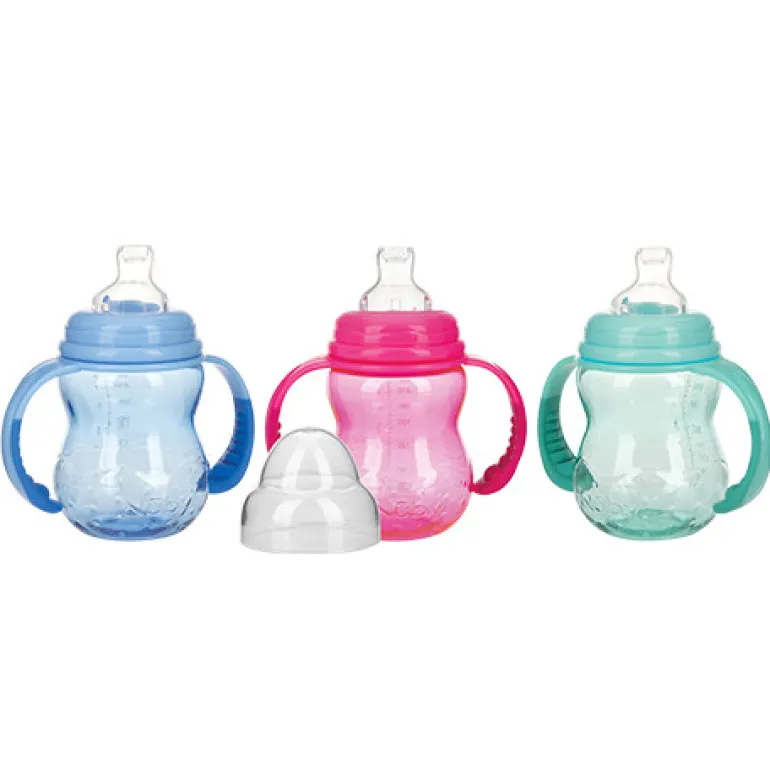 Biberon d'apprentissage en Tritan™- col large - 240ml - 6m+