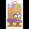 Boîte de 20 feutres fins couleurs pastel