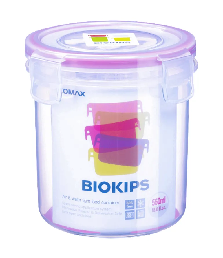 Boîte de conservation ronde Biokips 550 ml