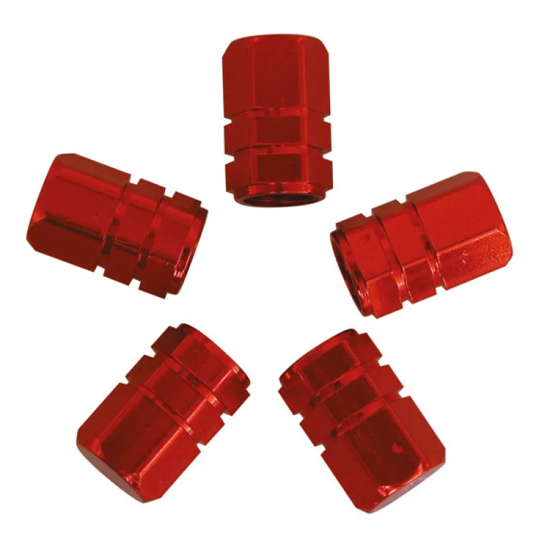 Bouche valve piston rouge 5 pièces