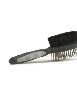 Brosse double pour chat gris 19,5 cm