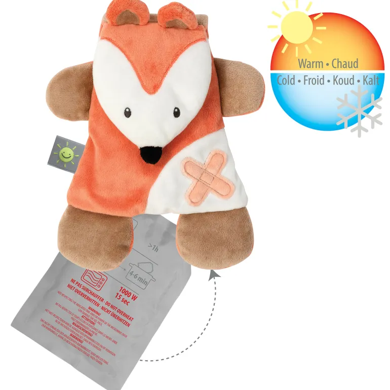 Buddiezzz doudou+gelpack renard