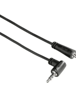 Cable audio 3,5 jack 90° - 3,5 jack stereo 0,5 m 1 star