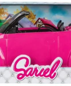Cabrio rose avec son et lumière