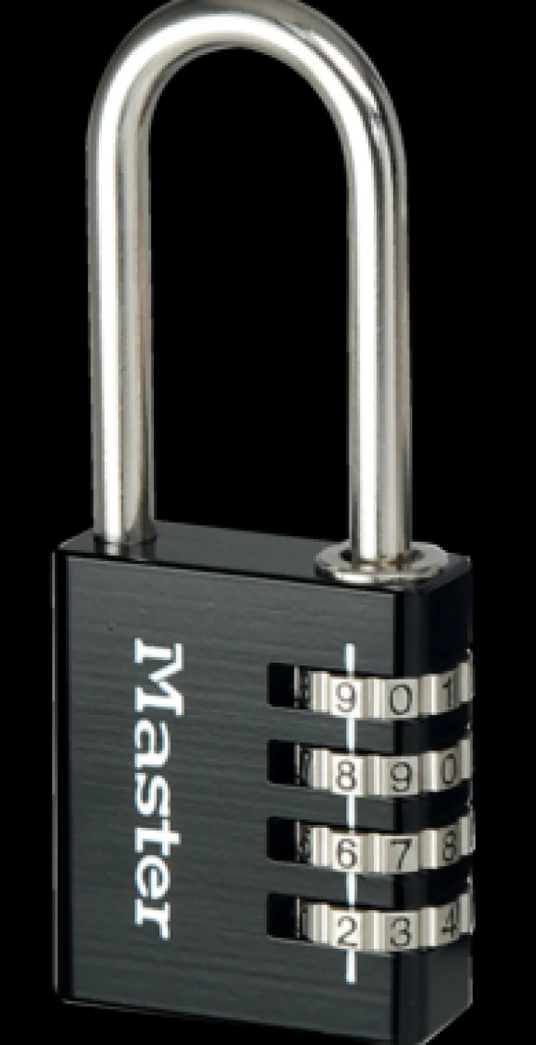 Cadenas 40 mm aluminium 6 mm diamètre noir