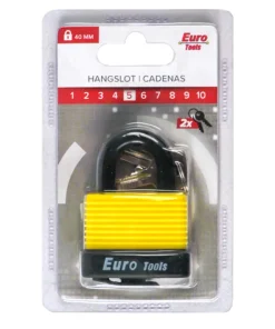 Cadenas 40 mm jaun + 2 clés