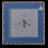 Cadre bleu bébé 7x7 cm
