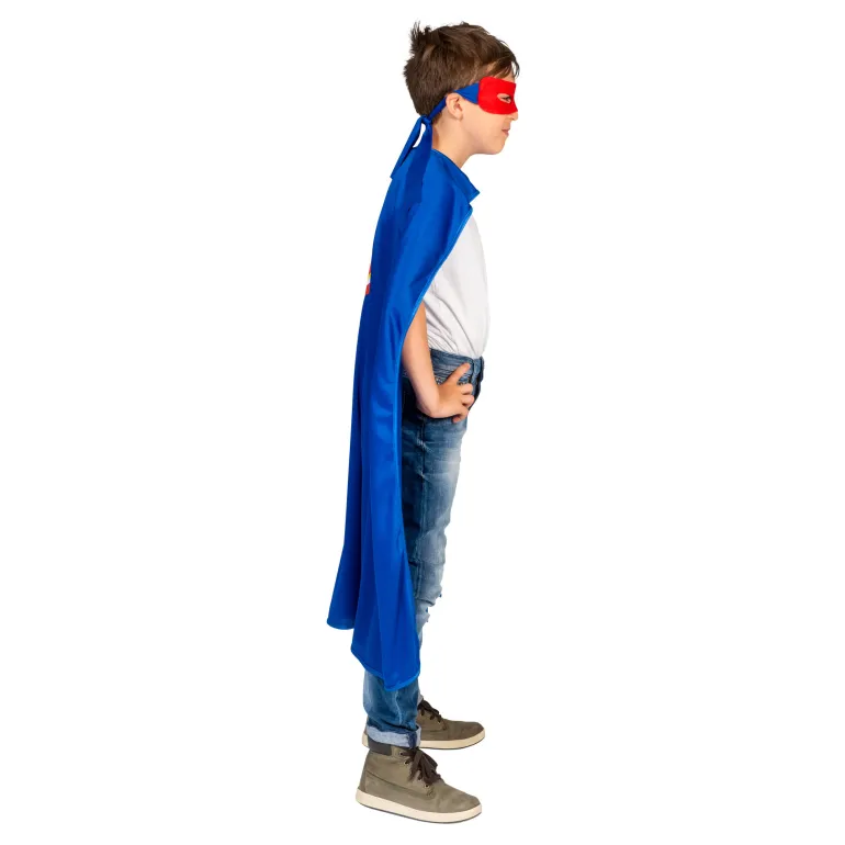 Cape Superhero Bleu