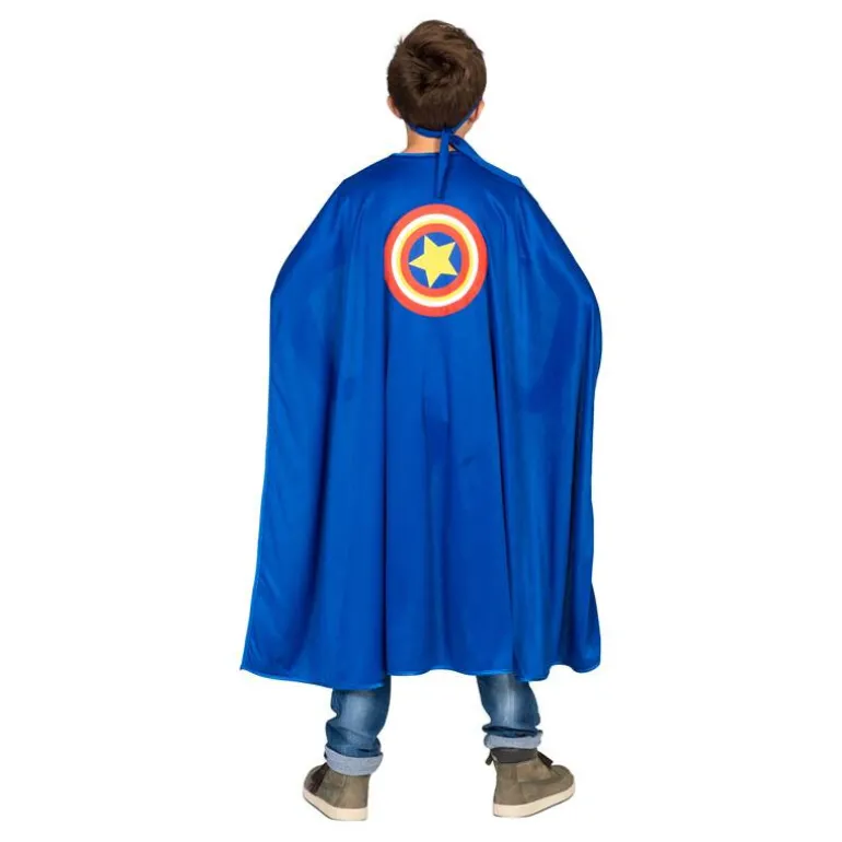 Cape Superhero Bleu