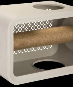 Cat cube scratch dune grey