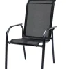 Chaise de jardin Blacksun alu noir